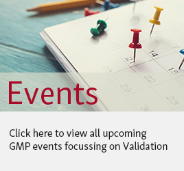 To the ECA Website's list of upcoming GMP events on validation